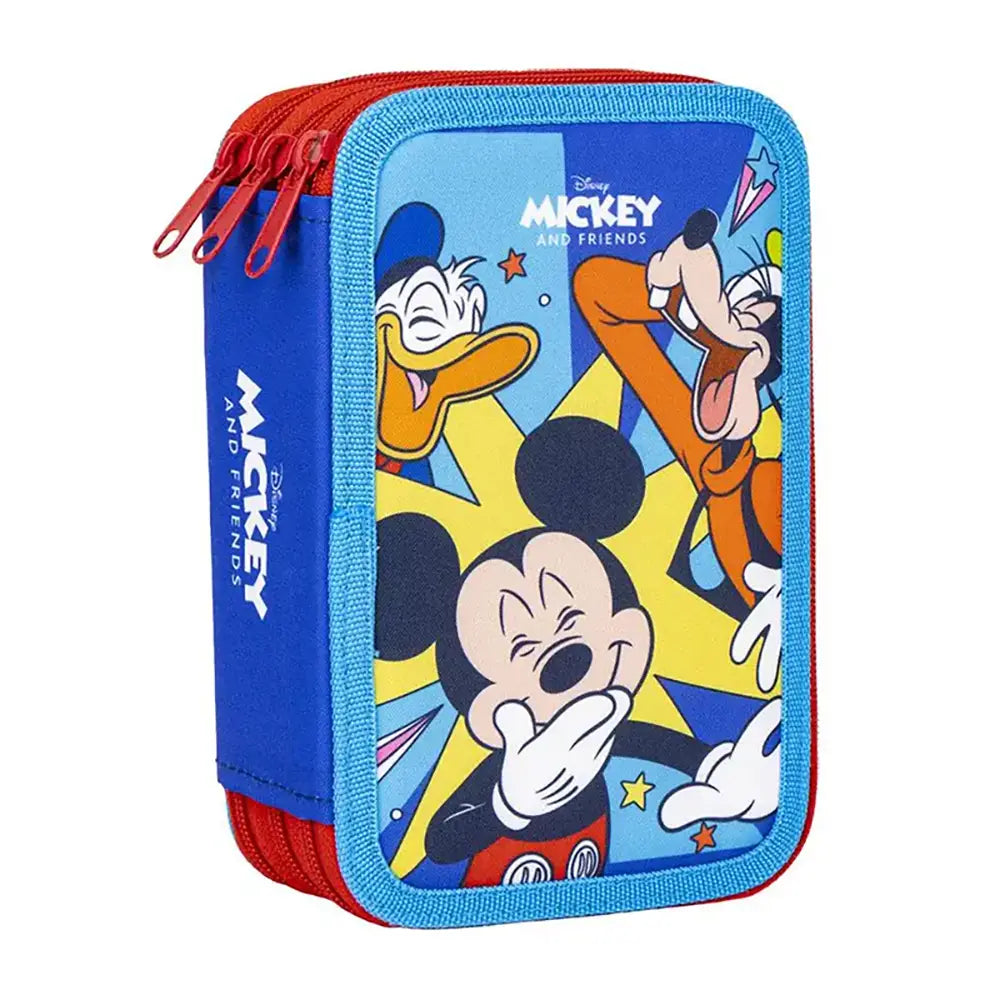 Borsellino 3 zip mickey and friends