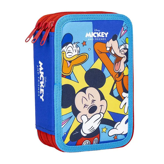 Borsellino 3 zip mickey and friends