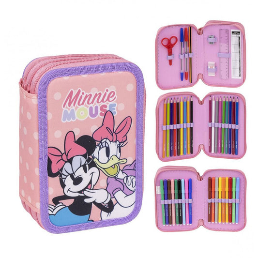 Borsellino 3 zip minnie mouse