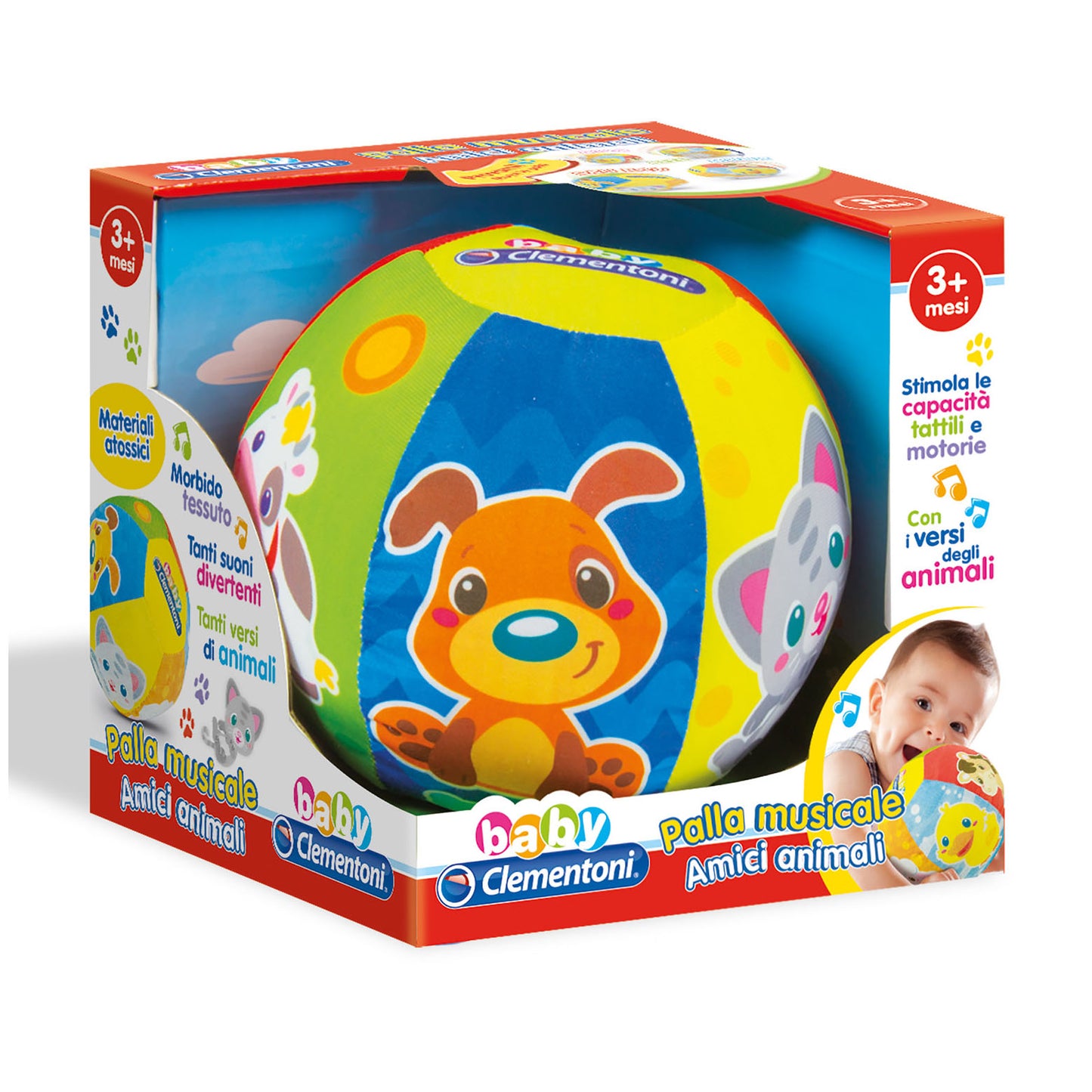 Palla Musicale Amici Animali Baby Clementoni