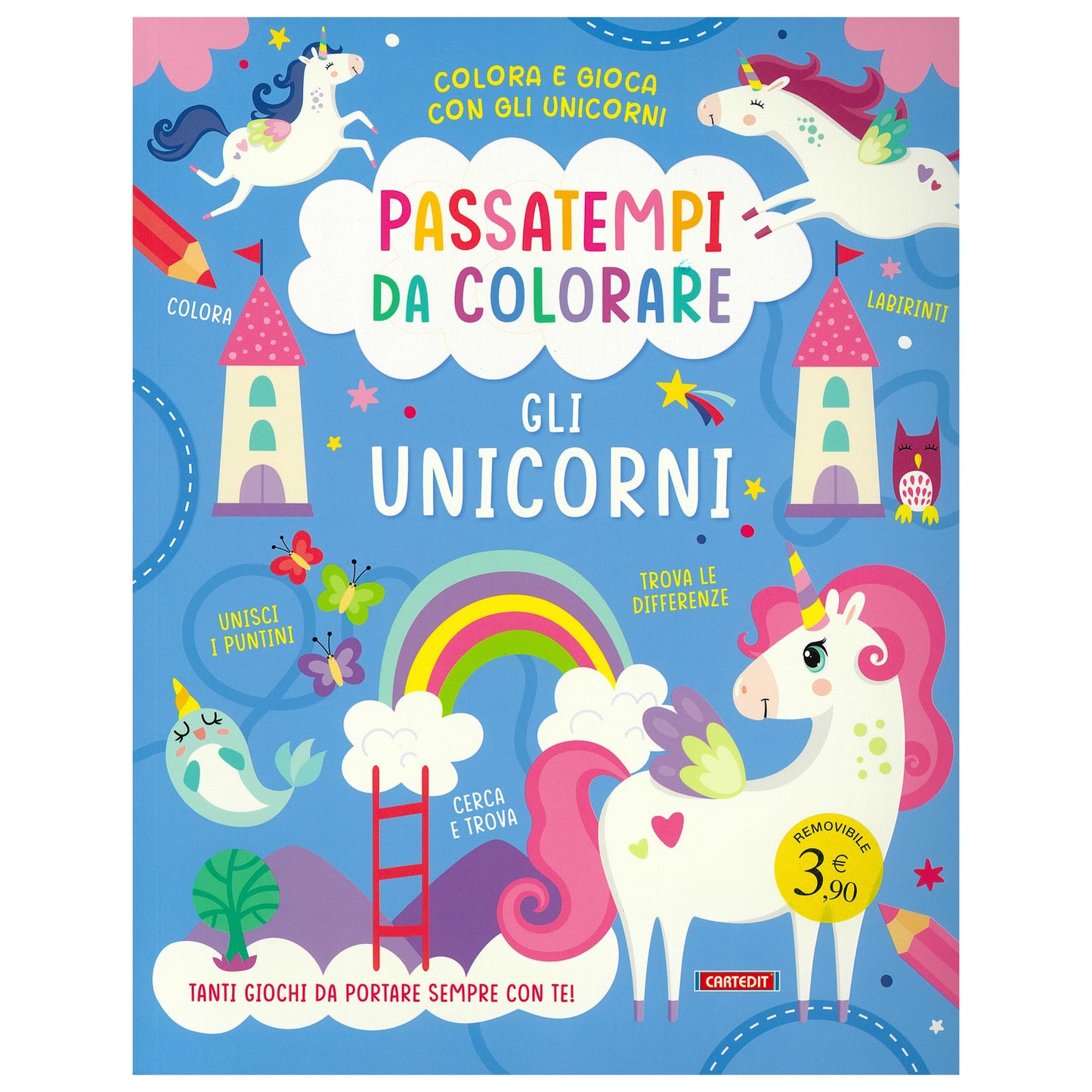 Passatempi da Colorare gli Unicorni
