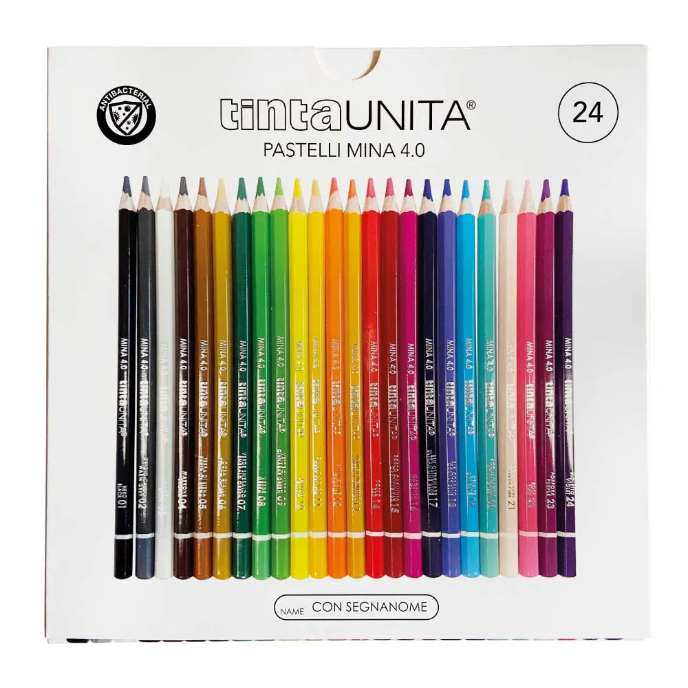 Pastelli mina tinta unita 24