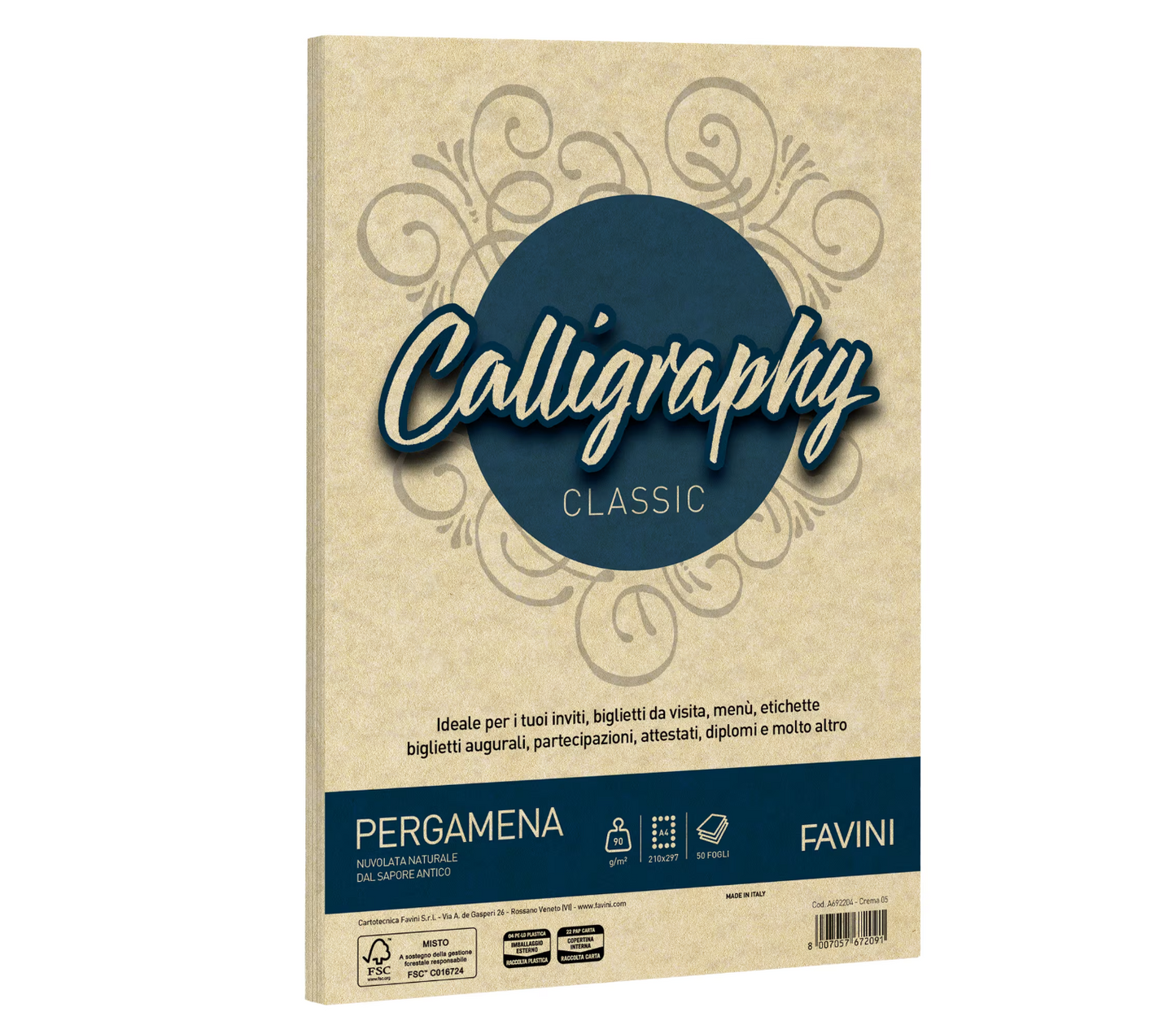Pergamena calligraphy crema 05