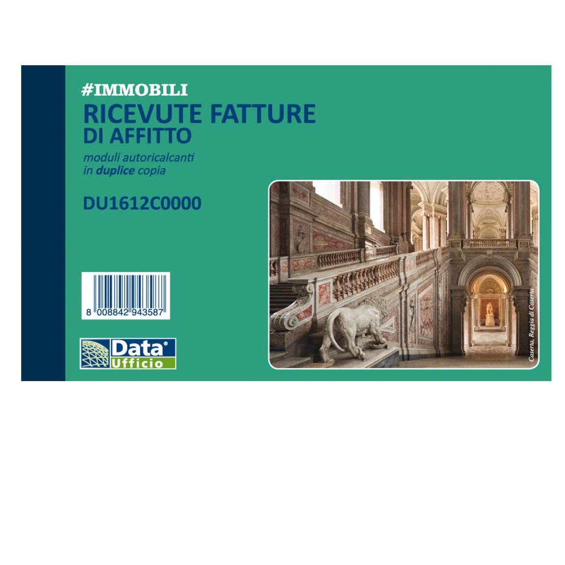 Ricevuta fattura di affitto duplice copia