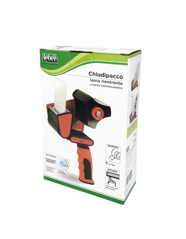 Dispenser da imballaggio lama rientrante