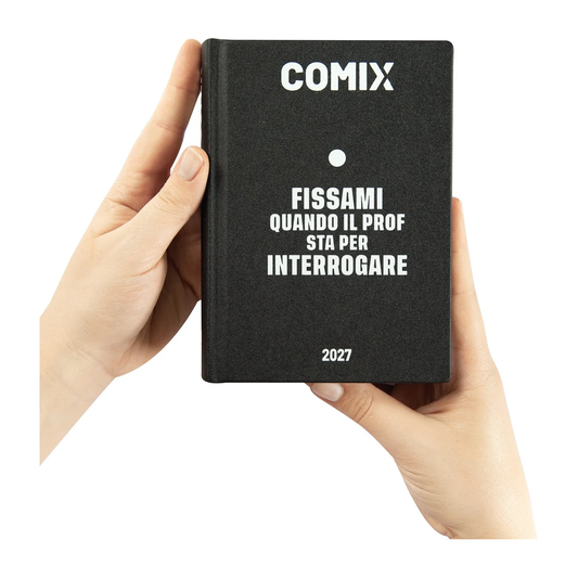 DIario Comix Mini 16 Mesi 2026/27 Nero Bianco