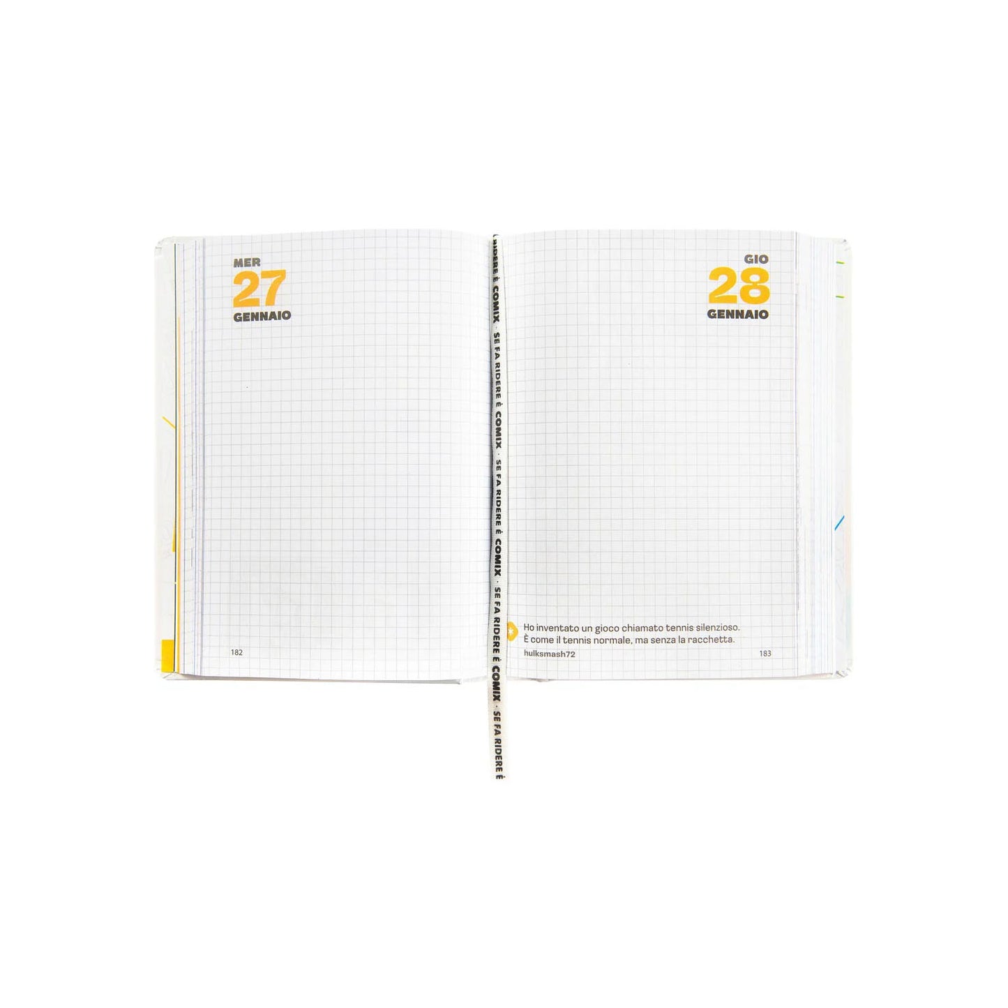 Diario Comix Mignon 16 Mesi 2026/2027 Halo White