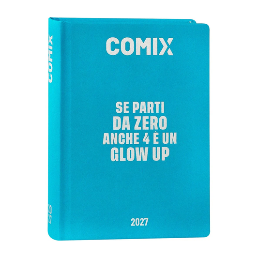 DIario Comix Mini 16 Mesi 2026/27 Azzurro