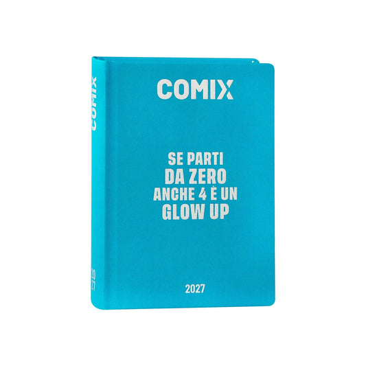 Diario Comix Mignon 16 Mesi 2026/2027 Azzurro