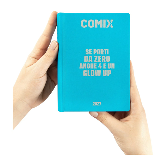 DIario Comix Mini 16 Mesi 2026/27 Azzurro