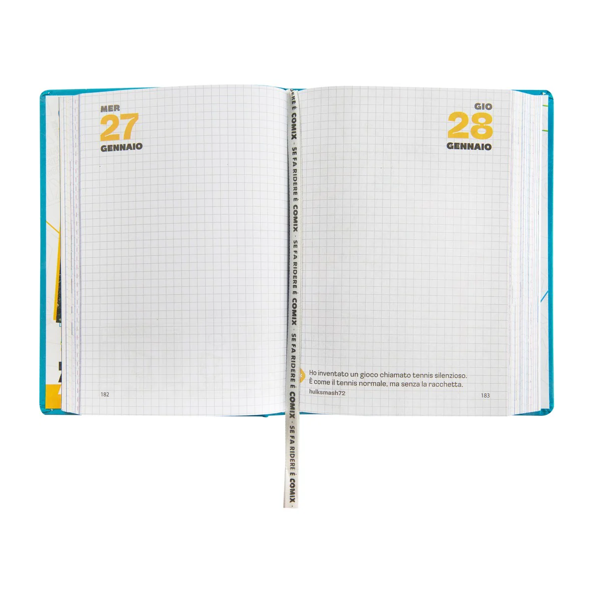 DIario Comix Mini 16 Mesi 2026/27 Azzurro