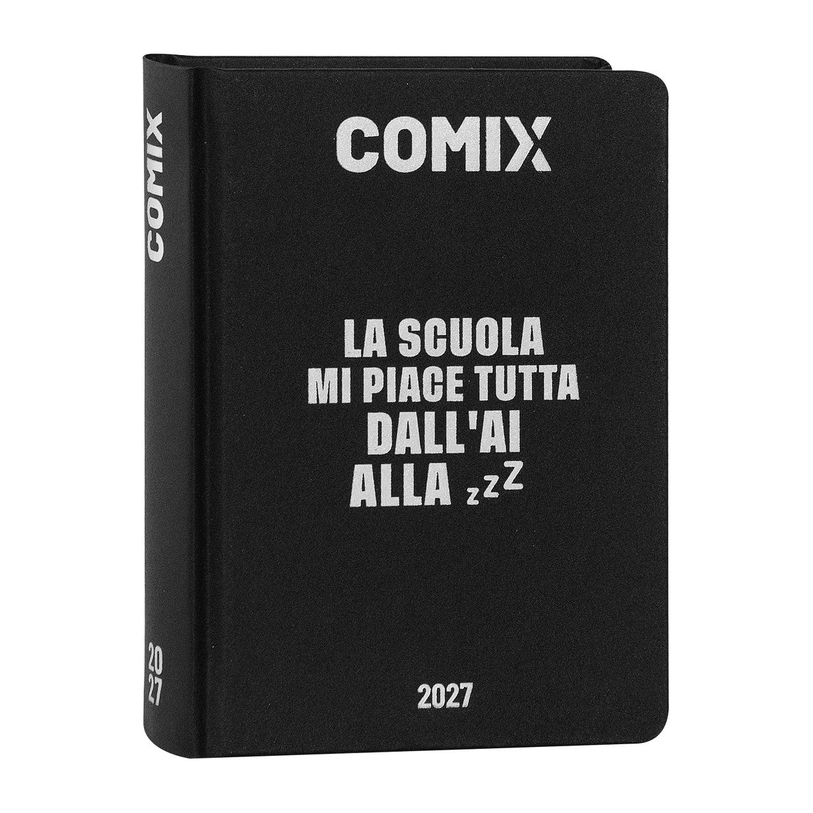 DIario Comix Mini 16 Mesi 2026/27 Nero Argento