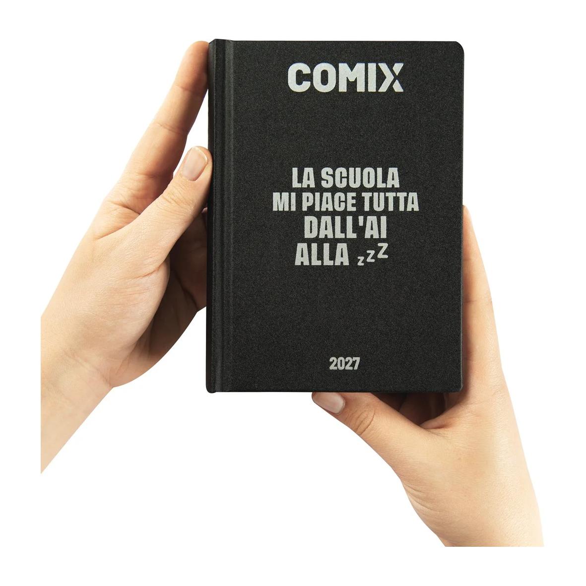 DIario Comix Mini 16 Mesi 2026/27 Nero Argento
