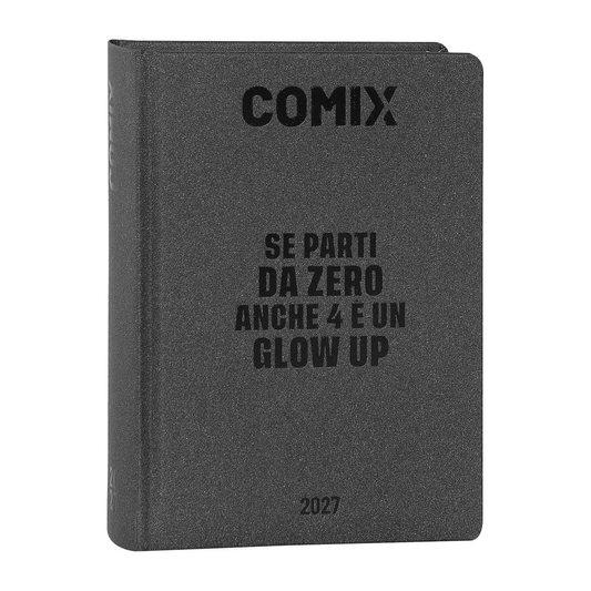DIario Comix Mini 16 Mesi 2026/27 Charcoal