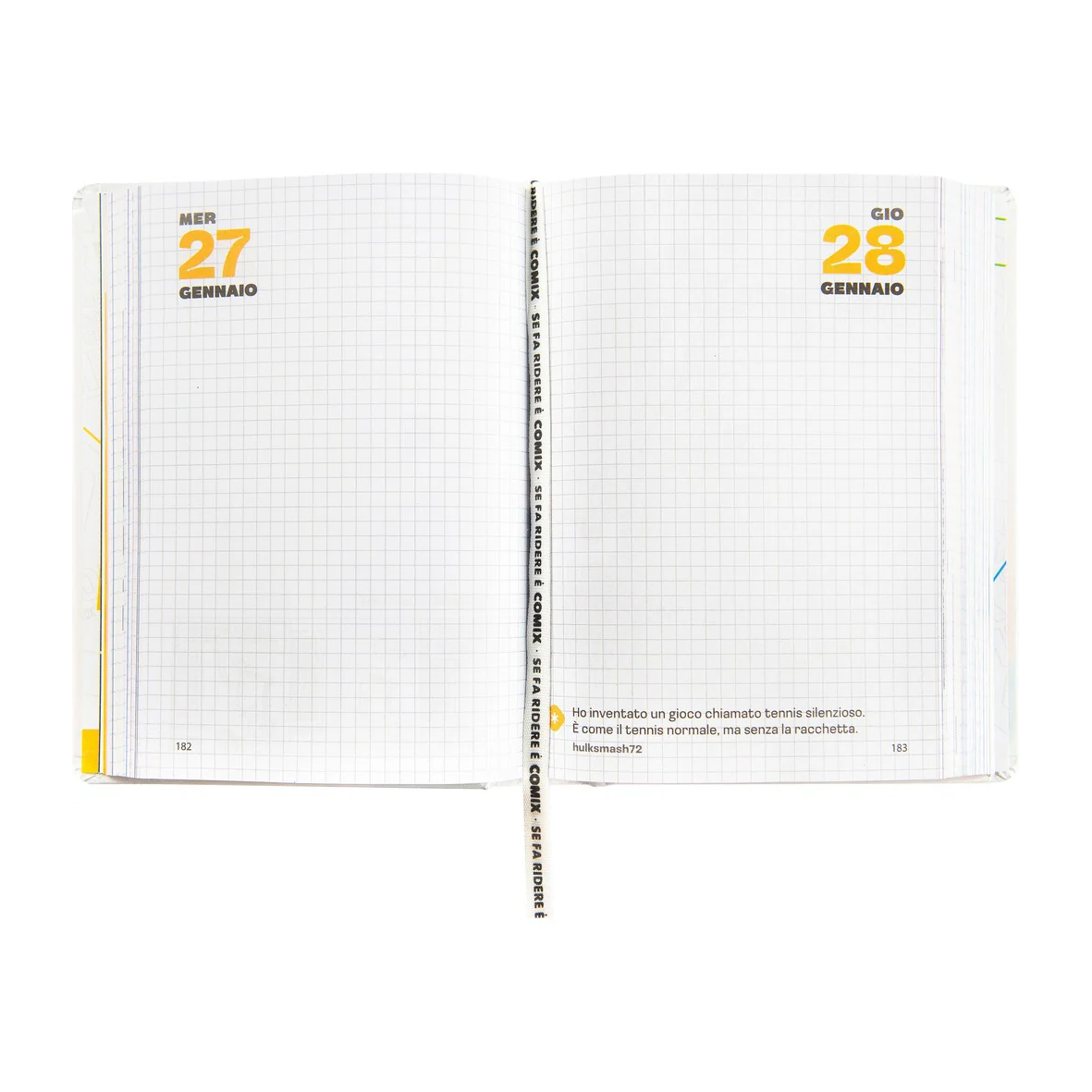 DIario Comix Mini 16 Mesi 2026/27 Holo White