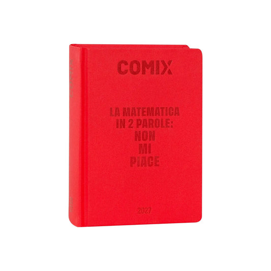 Diario Comix Mignon 16 Mesi 2026/2027 Rosso