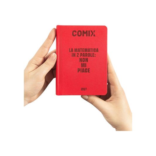 Diario Comix Mignon 16 Mesi 2026/2027 Rosso