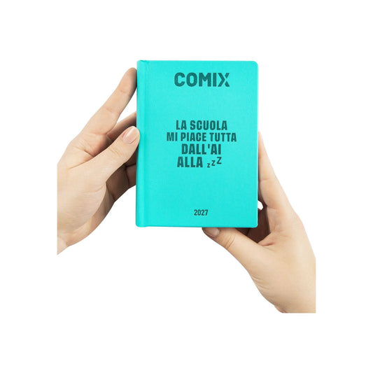 Diario Comix Mignon 16 Mesi 2026/2027 Turchese