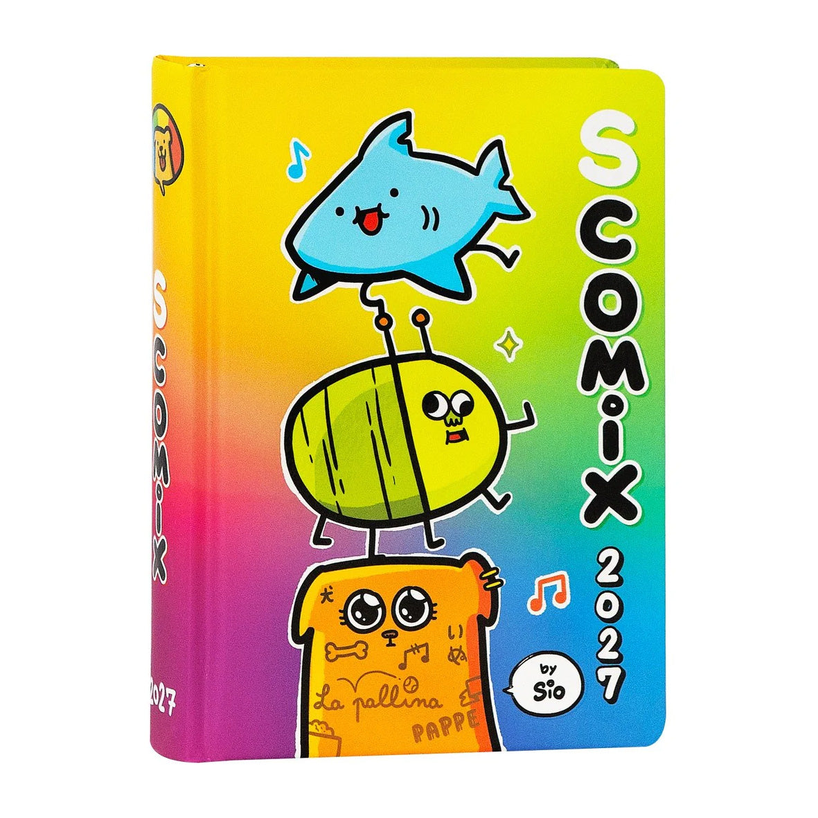 Diario Comix Scomix by Sio 16 Mesi 2026/2027 Multicolore