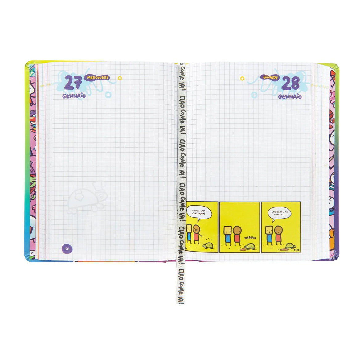 Diario Comix Scomix by Sio 16 Mesi 2026/2027 Multicolore