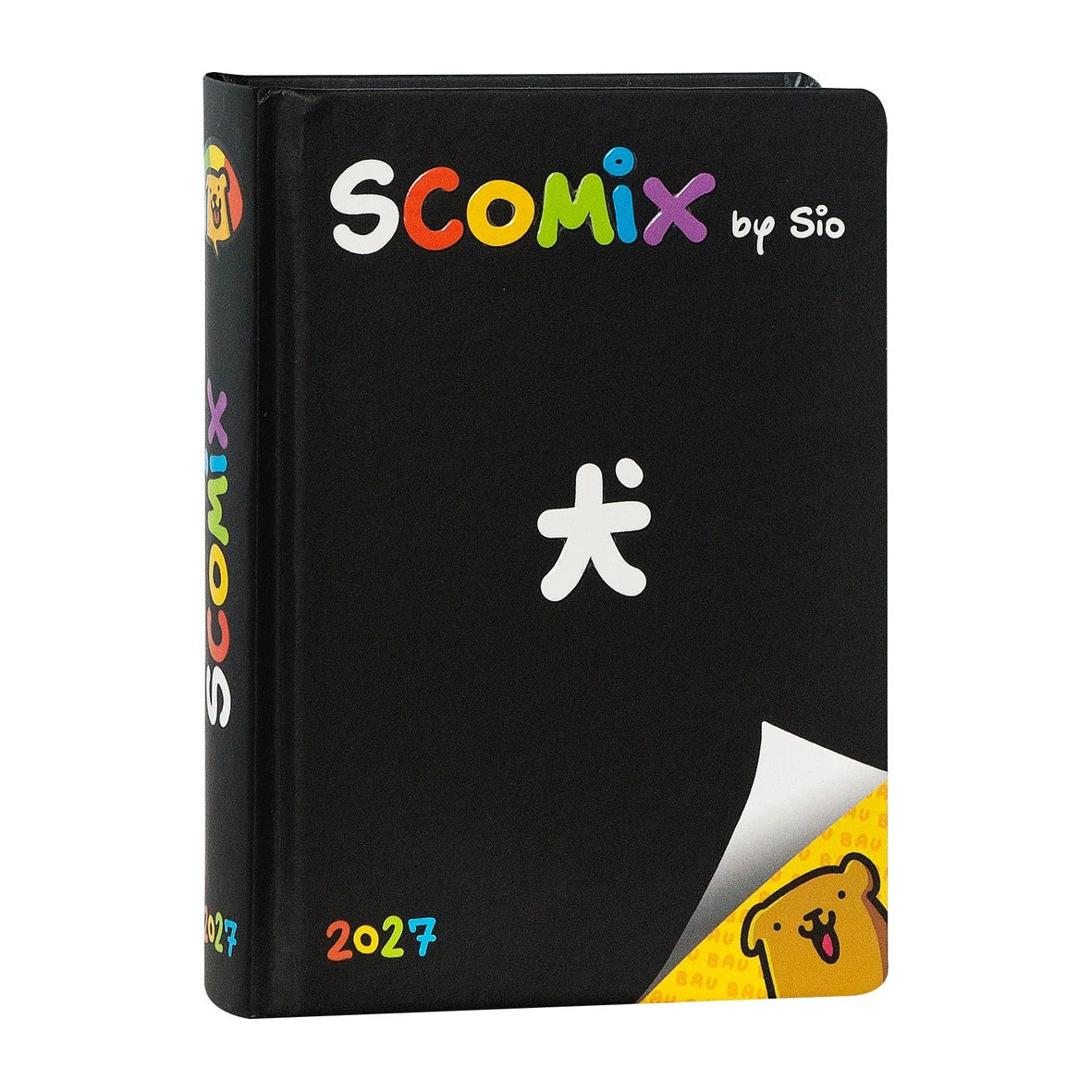 Diario Comix Scomix by Sio 16 Mesi 2026/2027 Nero