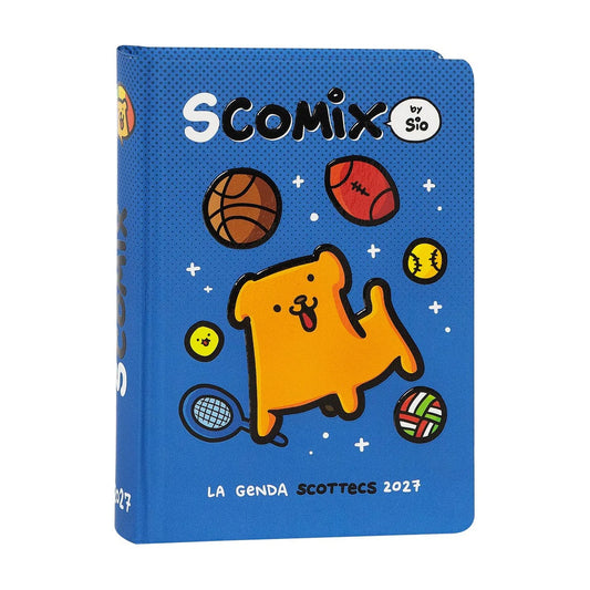 Diario Comix Scomix by Sio 16 Mesi 2026/2027 Blu