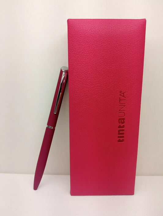 Penna a sfera Tinta Unita in cofanetto 61694 rosa