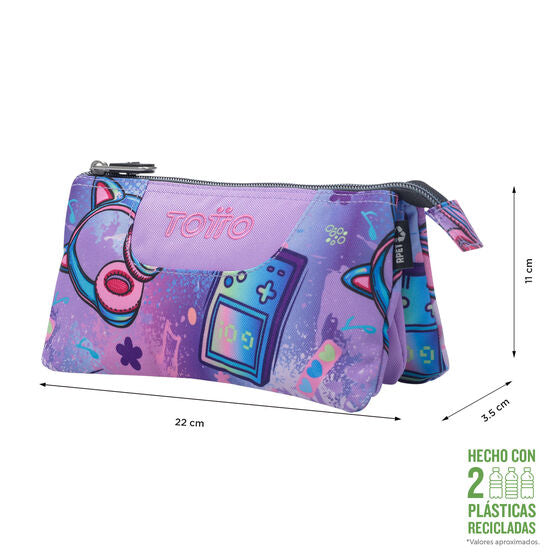 Zaino e Astuccio Totto MA04ECO021-2416N-4QH