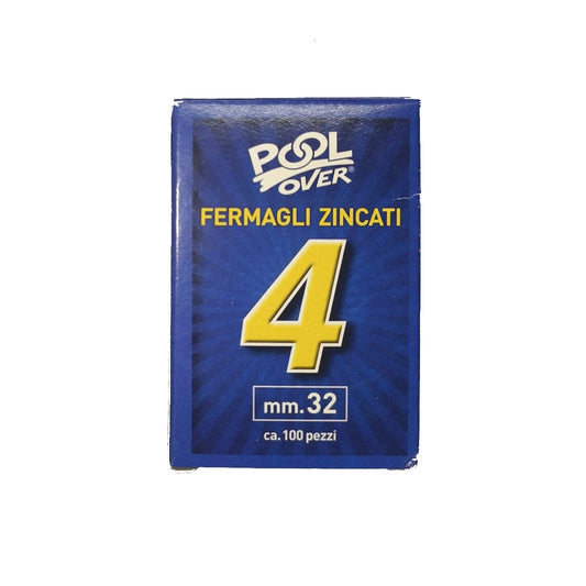 Fermaglio zincato N.4