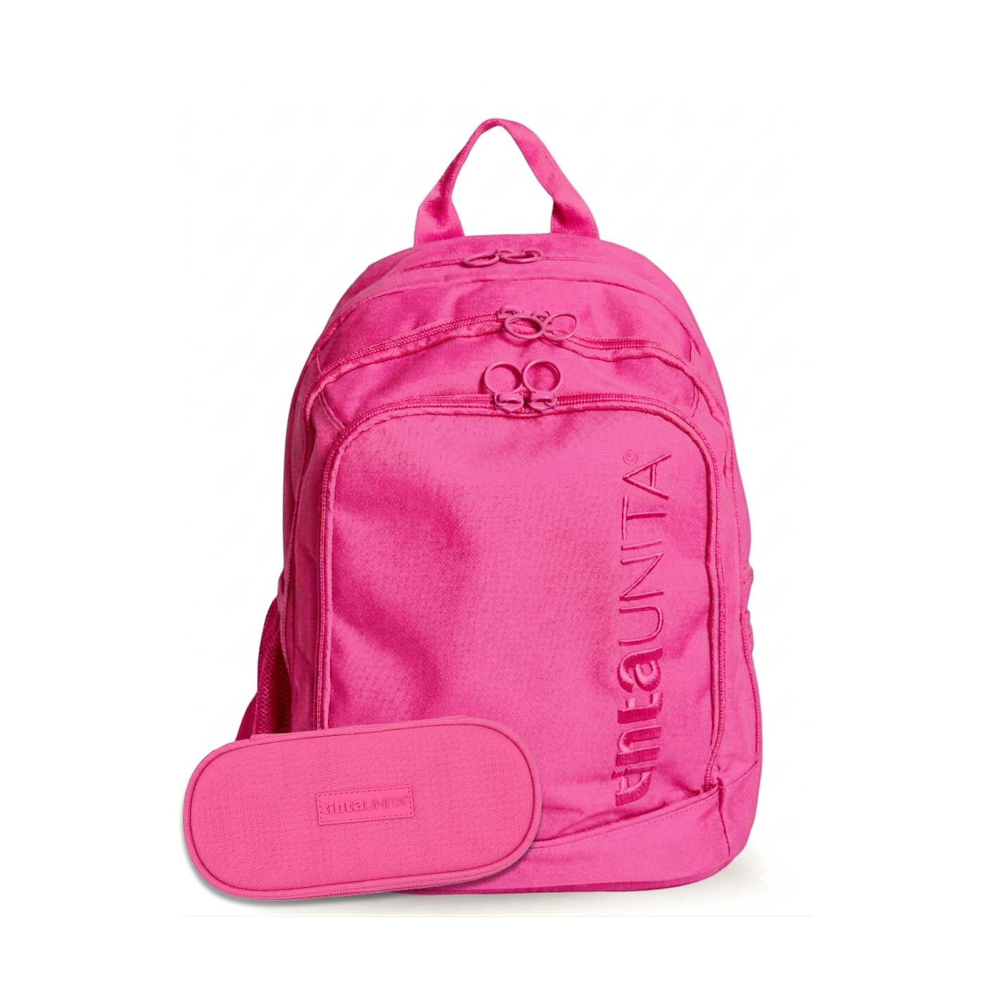 Zaino Dream Cross + Astuccio Ovale Tinta Unita Rosa + Penna 4 Colori