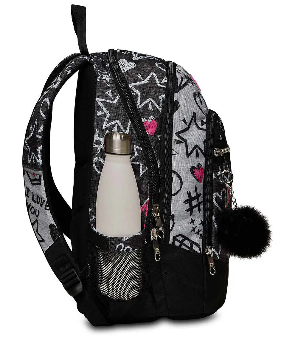Zaino e Astuccio Seven Zipper Glamy