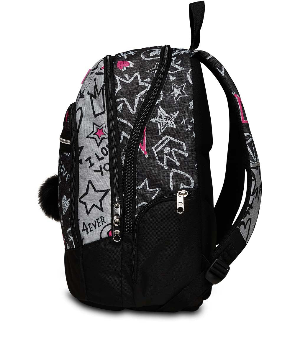 Zaino e Astuccio Seven Zipper Glamy