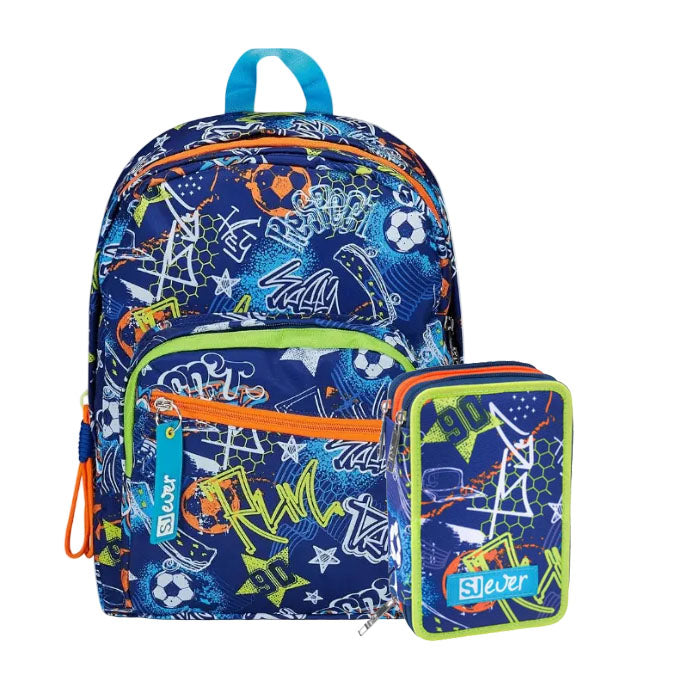 Zaino e Astuccio Sj Seven Goalstreet Boy