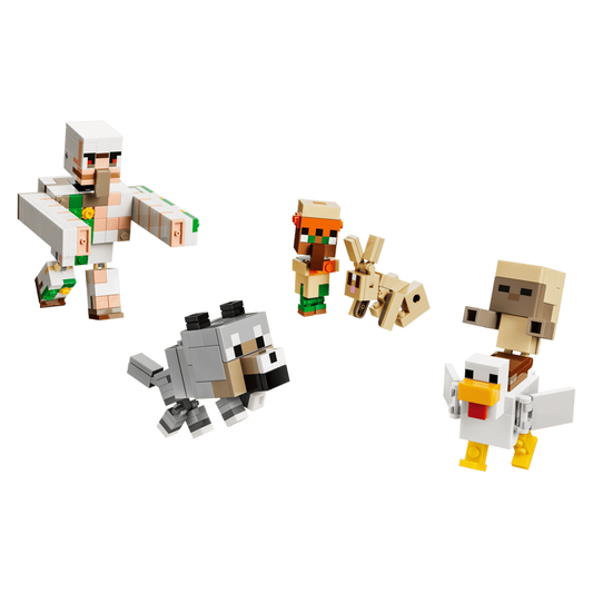 Lego  Minecraft 21592 Attacco nel deserto del fantino di polli