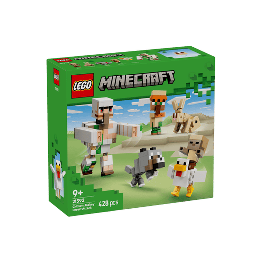 Lego  Minecraft 21592 Attacco nel deserto del fantino di polli