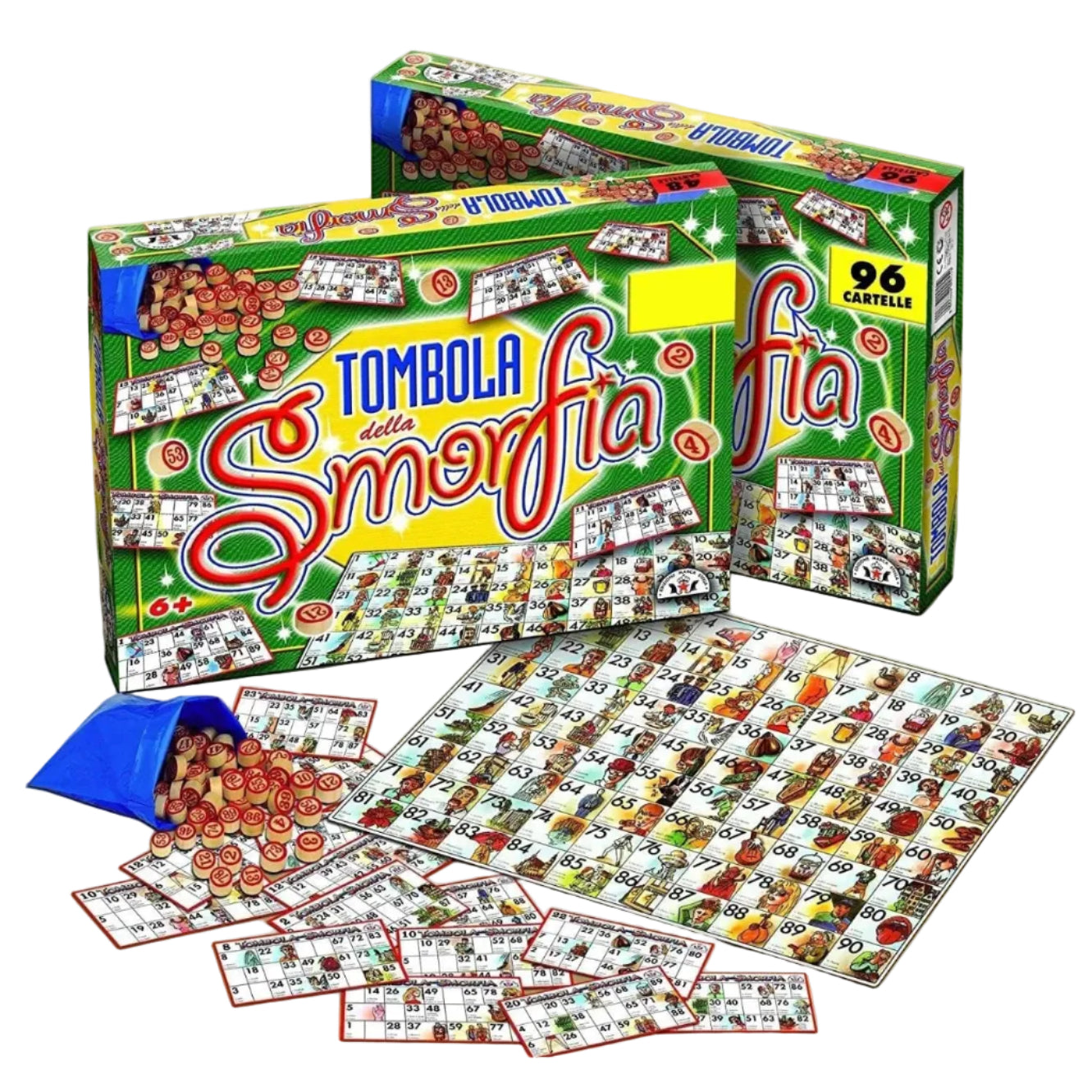Gioco da Tavolo Tombola della Smorfia 96 Caselle