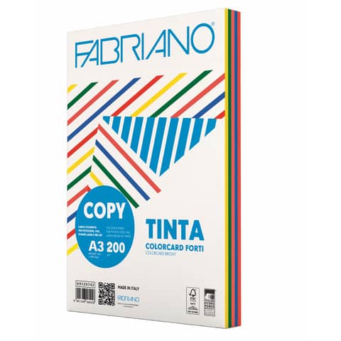 Fabriano A3 200g colori forti
