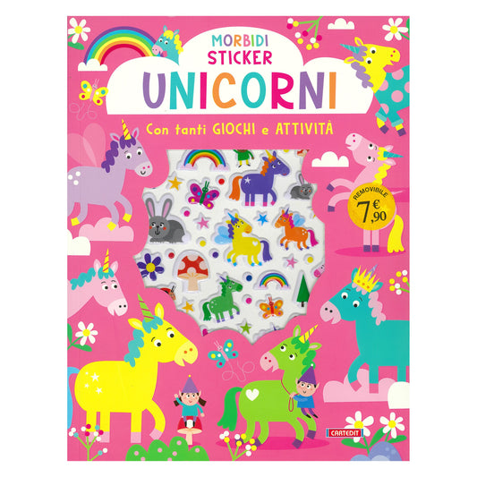 Libro Morbidi Sticer Unicorni