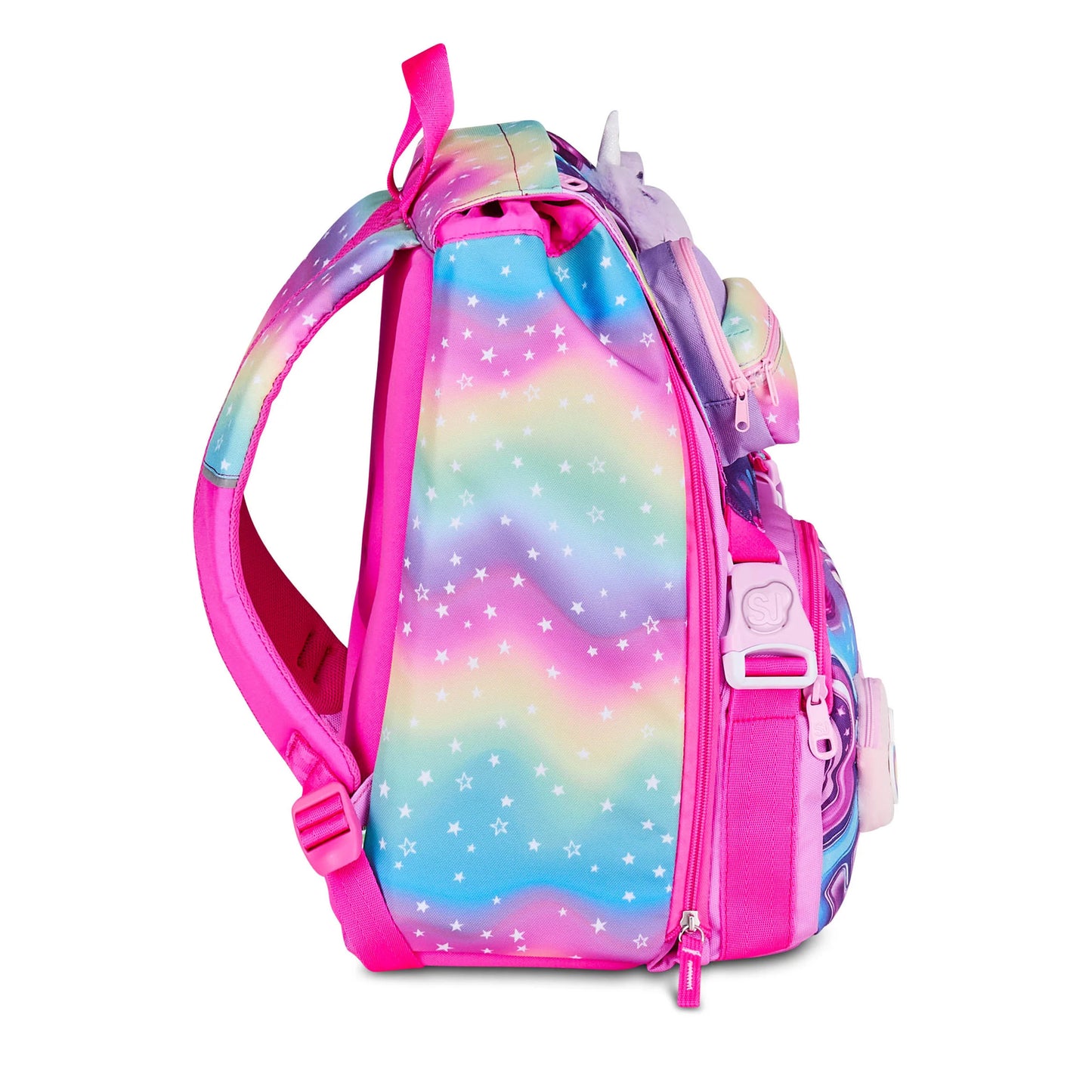 Zaino + Astuccio SJ Seven Soft Pouch Unicorno Girl