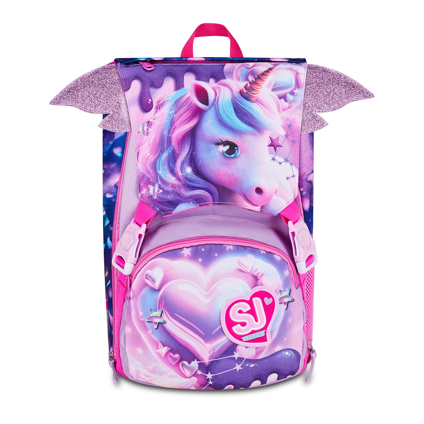 Zaino + Astuccio SJ Seven Pixie Unicorn